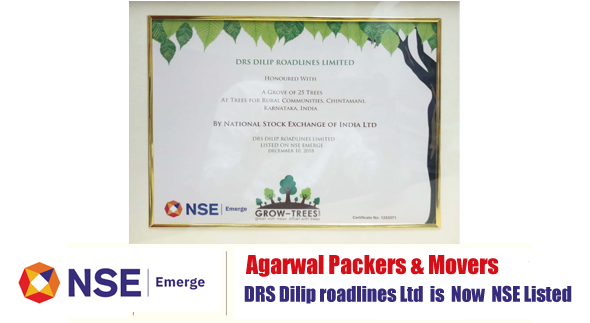 Agarwal Packers and Movers NSE Listed Company